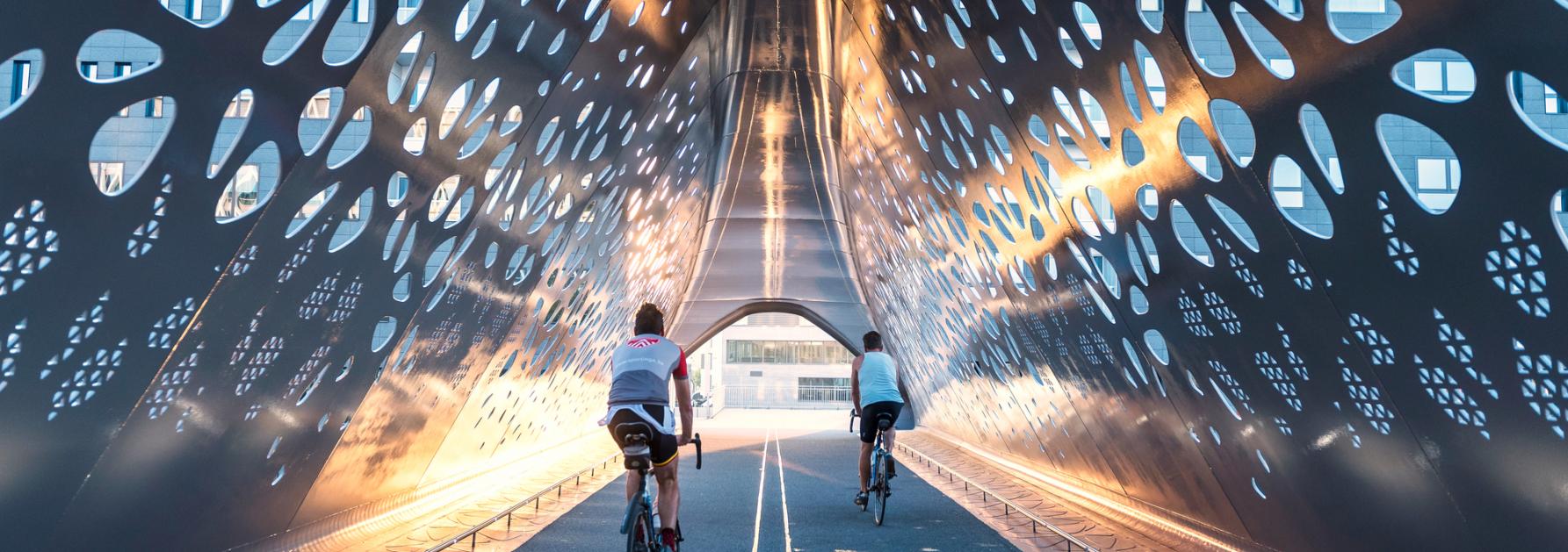 fietsers in Antwerpen