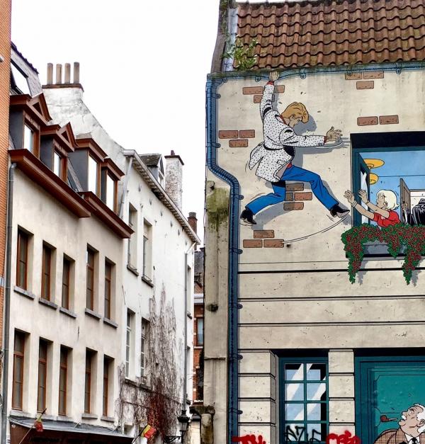 Stripwandeling Brussel