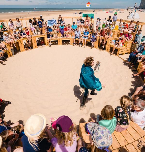 Theater op het strand