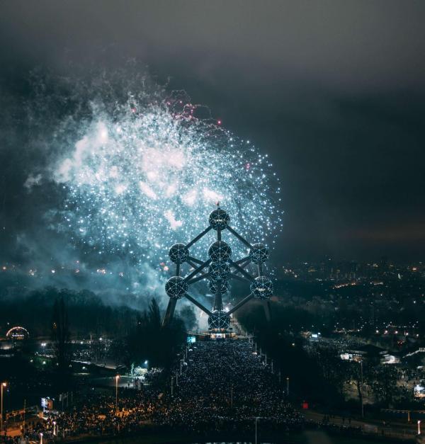 Vuurwerk op oudejaarsavond